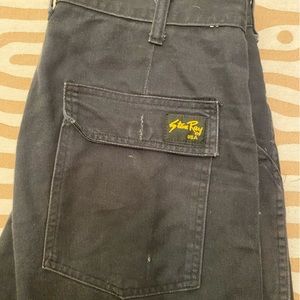 Black Stan rays - tapered fatigues